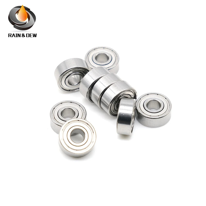10Pcs R3ZZ 4.762x12.7x4.98 mm Miniature Inch Deep Groove Ball Bearing  ABEC-7