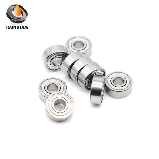10Pcs R3ZZ 4.762x12.7x4.98 mm Miniature Inch Deep Groove Ball Bearing  ABEC-7