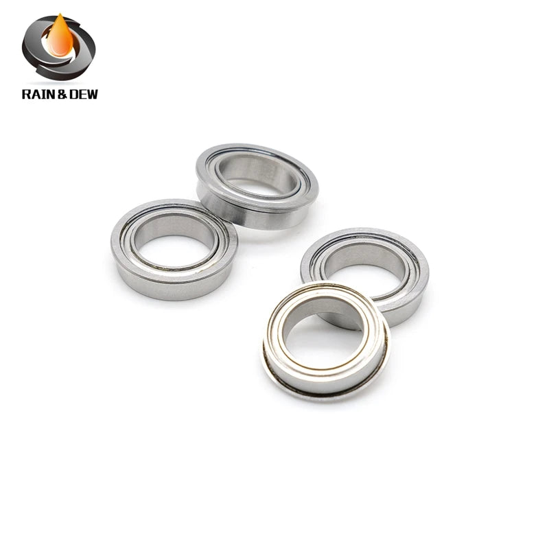 2PCS F6906ZZ Flange Bearing 30x47x9 mm ABEC-7  Double Shielded Deep Groove Flanged F6906 Z ZZ Ball Bearings