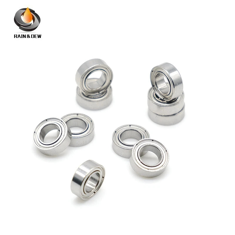 10Pcs 5x9x2.5 mm  Bearing Custom Size SMR95W2-5ZZ Stainless Steel Ball Bearing