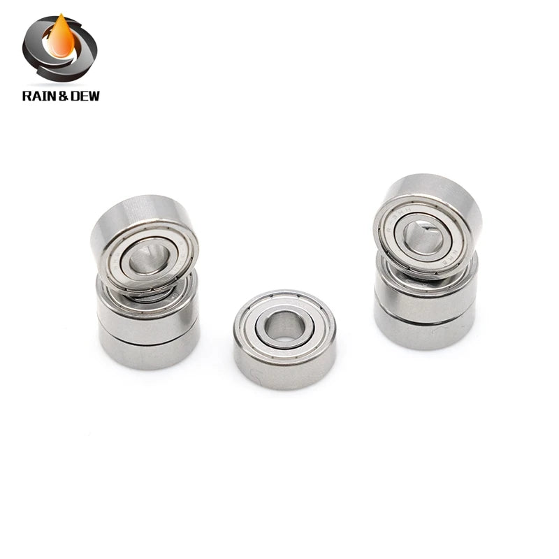 10Pcs R3ZZ 4.762x12.7x4.98 mm Miniature Inch Deep Groove Ball Bearing  ABEC-7