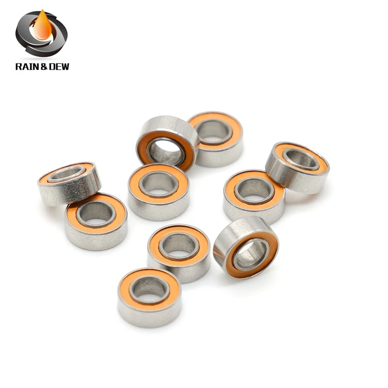 1Pcs SMR 84 2RS CB ABEC-7 4X8X3 mm  Stainless Steel hybrid Si3n4 ceramic ball bearing  Without Grease Fast Turning