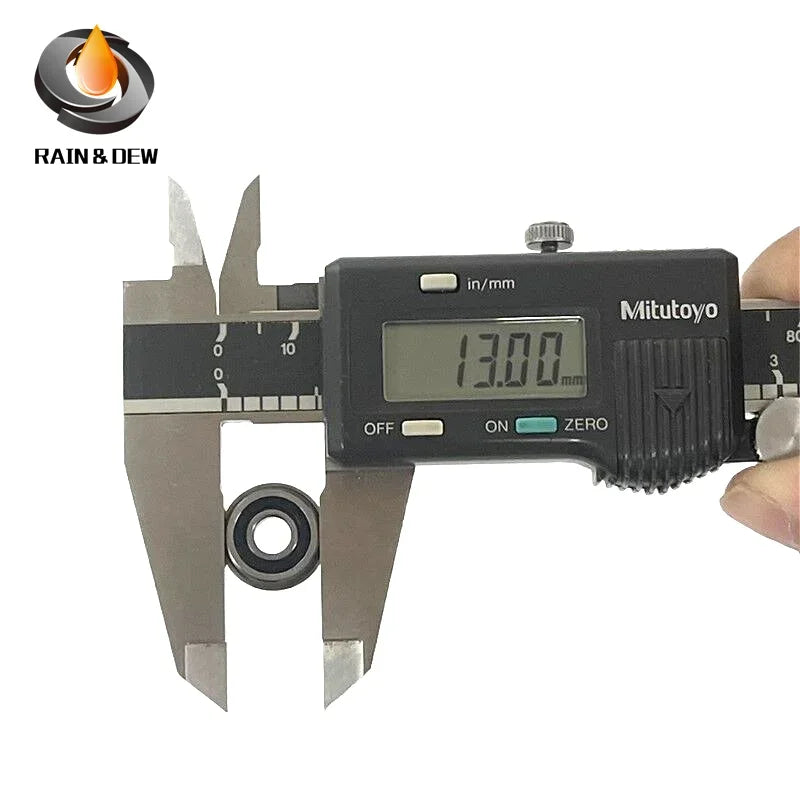 10Pcs F695 2RS Bearing 5*13*4 mm  ABEC-7 Flanged Miniature F695 RS Ball Bearings F695RS For VORON