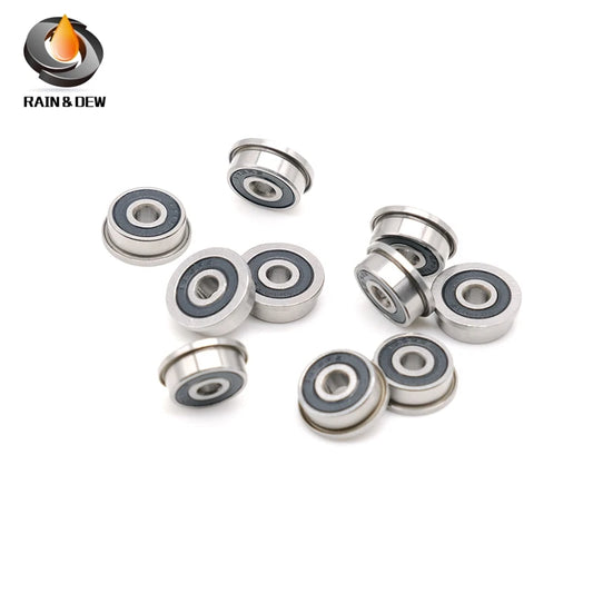 12Pcs VORON 3D Print Bearing F623 RS Flange Bearing  3x10x4mm  ABEC-7