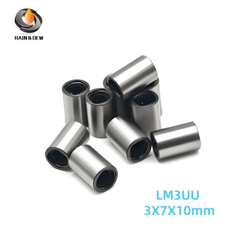 1/2P Linear Bearing LM5UU LM8UU LM10UU LM12UU LM20UU 6mm 8mm 10mm 12mm 16mm 20mm For 3D Printer CNC DIY Slide Guide Precision