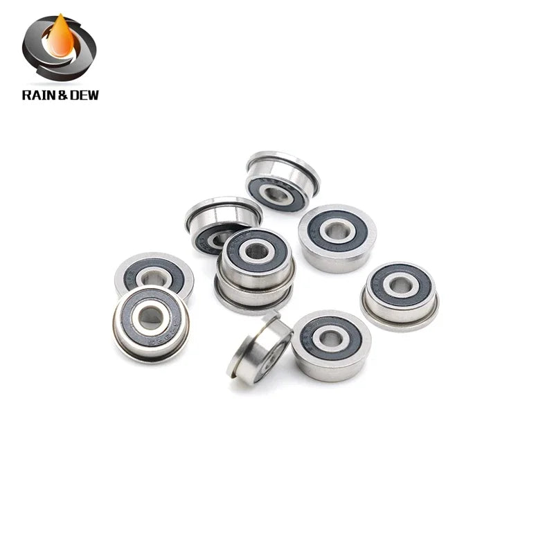 F623-2RS 3x10x4mm ABEC-7 Flanged Bearings 10/12/24Pcs for VORON 0, 0.1, 0.2 3D Printer Replacement
