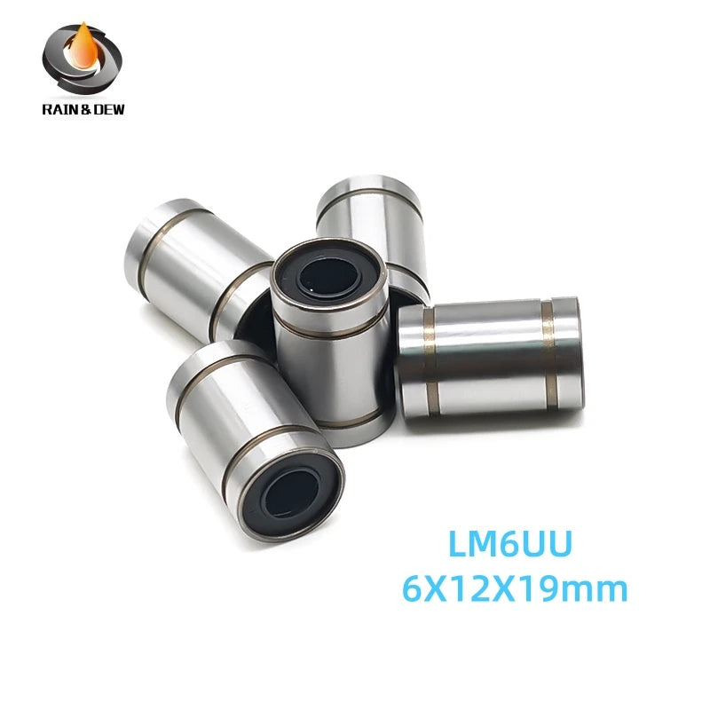 1/2P Linear Bearing LM5UU LM8UU LM10UU LM12UU LM20UU 6mm 8mm 10mm 12mm 16mm 20mm For 3D Printer CNC DIY Slide Guide Precision