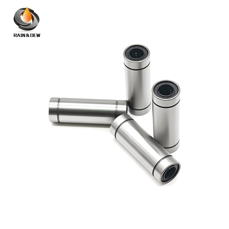 4PCS Long Type Linear Bearings ABEC-7 Double Sealed Chrome Steel Bushings LM8LUU 8X15X45 mm for VORON 1.8