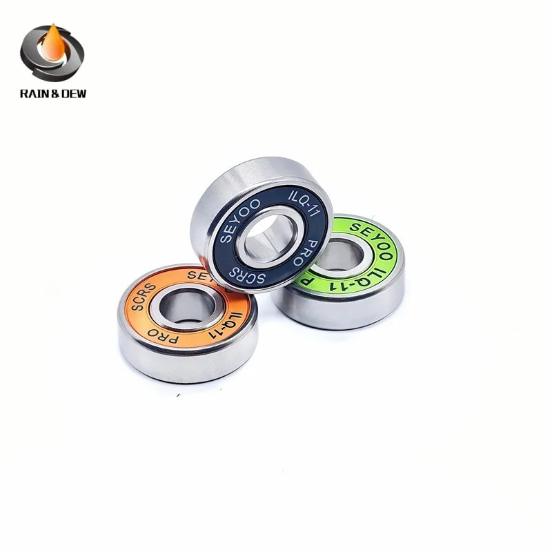 8Pcs 608 2rs ILQ-11 8x22x7 Skateboard Bearings, 608 Bearing & Bearings for Inline Skates, Bearings for Skates & Scooter