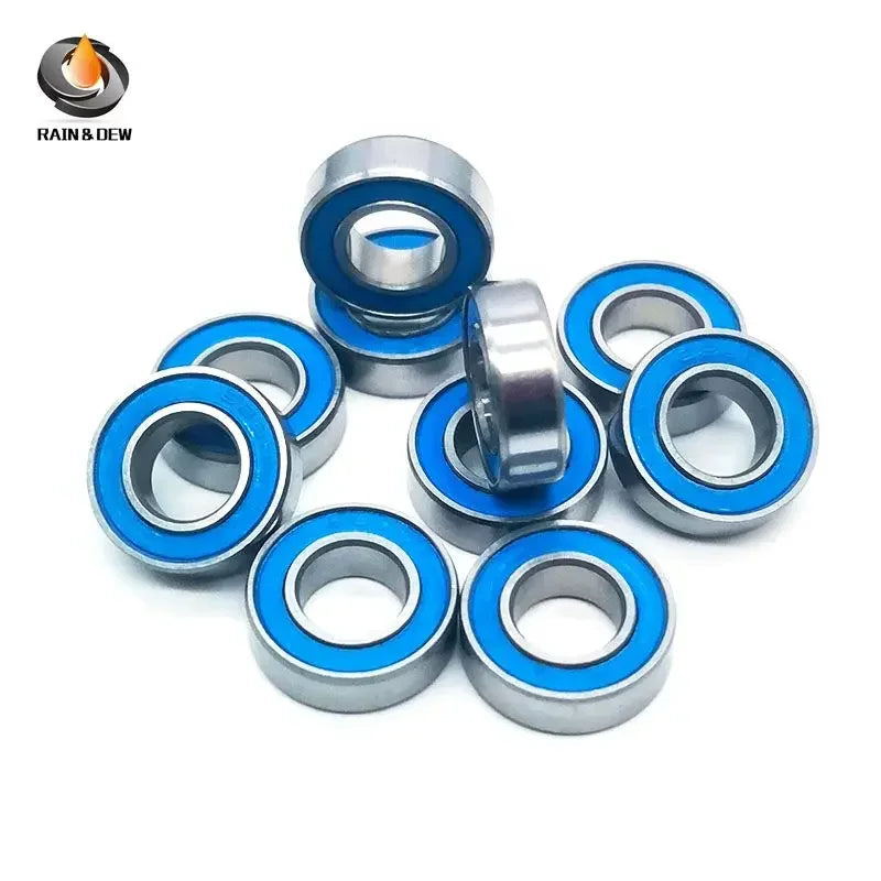 MR85RS-Blue Bearing ABEC-7 (10PCS) 5X8X2.5 mm Miniature MR85-2RS Ball Bearings Blue Rubber Sealed