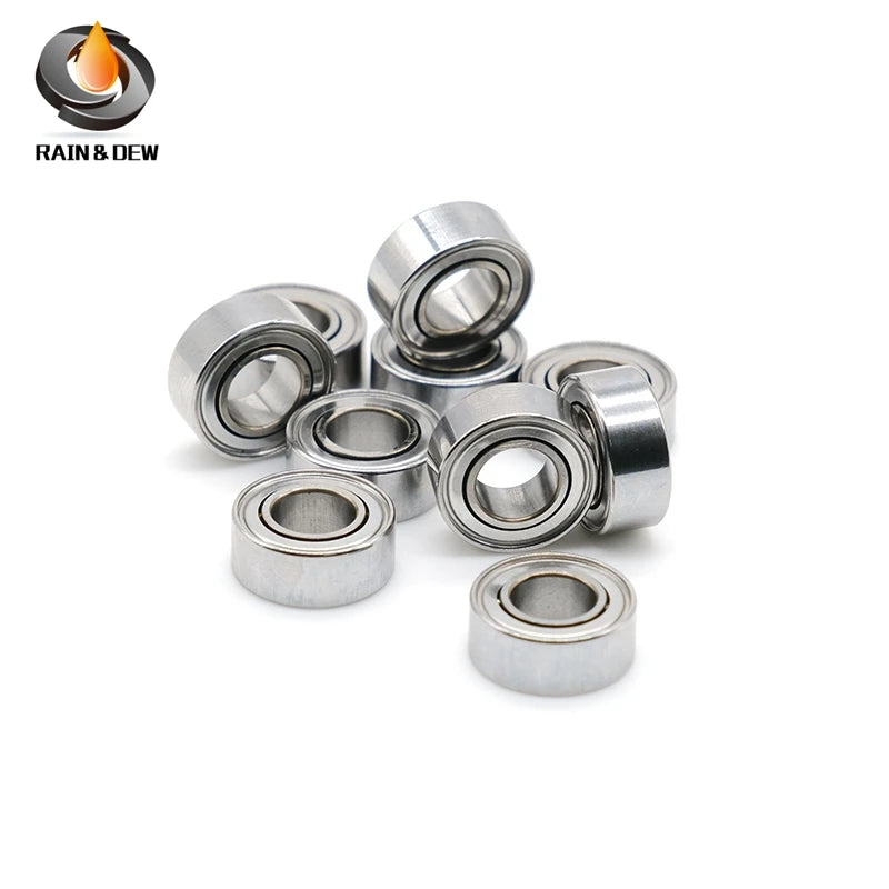 10Pcs  SMR105ZZ Stainless Steel Bearing  5X10X3 mm Custom Size ABEC-7 Miniature Bearing 440C Material