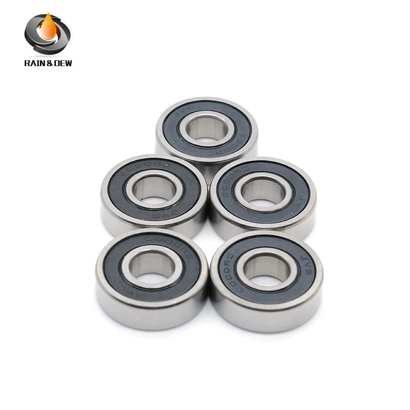 10PCS 6000-2RS Bearing ABEC-7 10x26x8 mm Deep Groove 6000 2RS Ball Bearings 6000RS 180100 RS