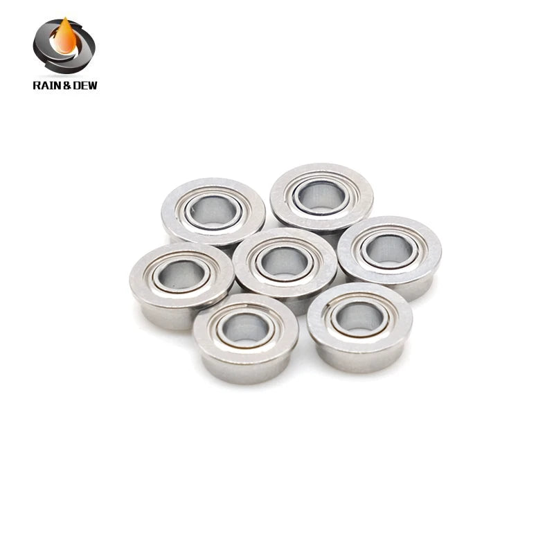 10PCS SFR133ZZ CB 2.38x4.762x2.38mm  Flange Hybrid Ceramic Ball Bearings 3/32'' x 3/16'' x 3/32'' inch