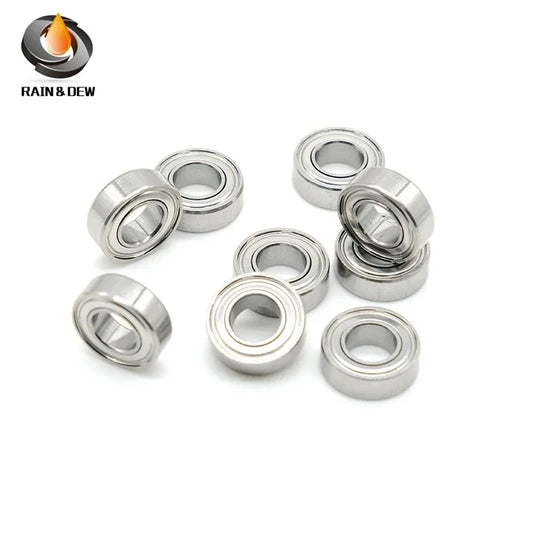 10Pcs MR126ZZ ABEC-9 Bearings, 6x12x4 mm High-Speed Nail Drill Handpiece Bearings - No Heat, Longer Life, More Stable & Smooth