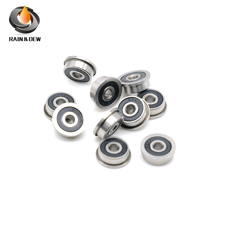 12Pcs VORON 3D Print Bearing F623 RS Flange Bearing  3x10x4mm  ABEC-7