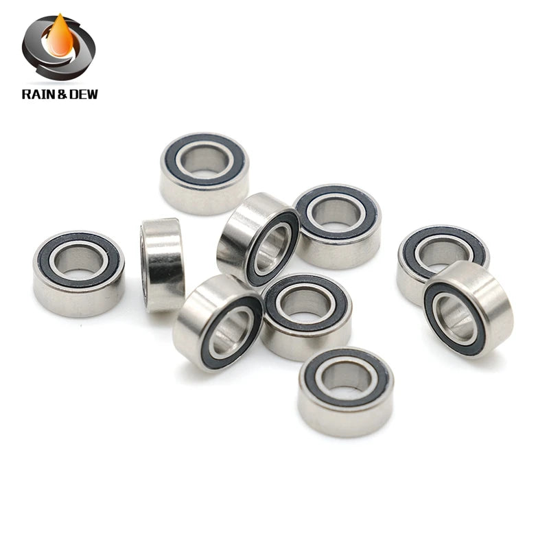 684-2RS Bearing 4*9*4mm ( 10 PCS ) ABEC-7 Miniature 684RS Bearing Steel Ball Bearings L-940DD