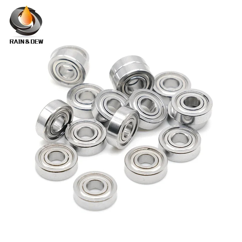Desktop 3D Printer Special Bearing 624ZZ (10PCS) 4X13X5mm Mute Ball Bearings 624 For Kossel Mini Prusa i3 Parts Free Shipping