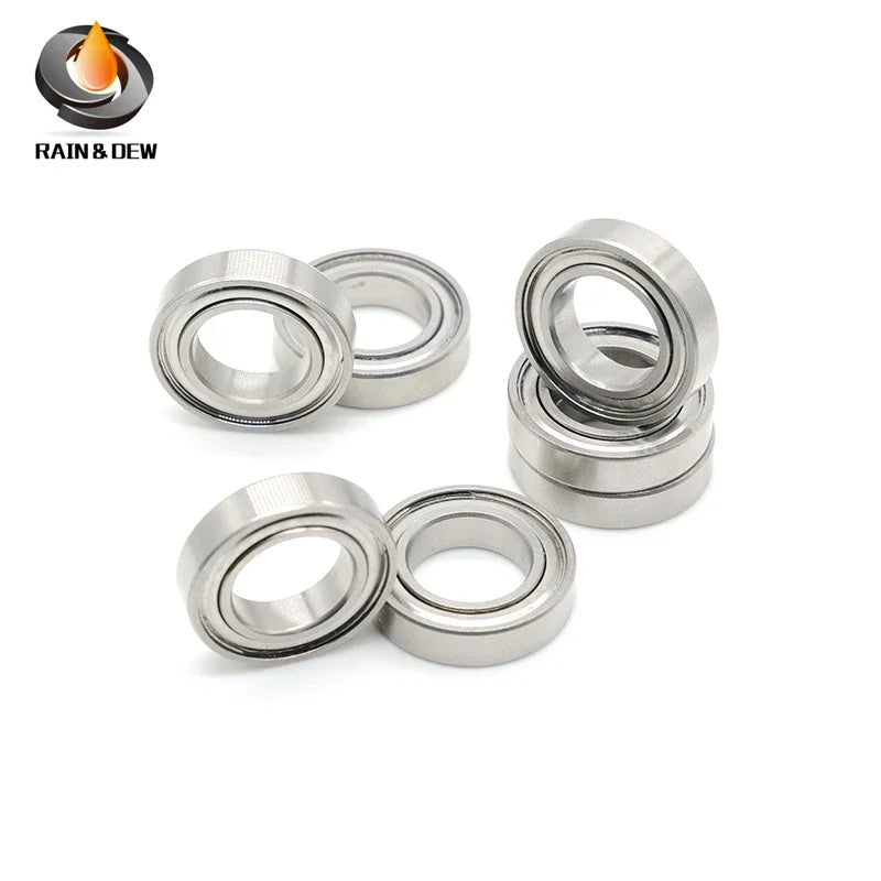 10Pcs 6802ZZ 15 x 24 x 5 mm High Quality ABEC-7 Deep Groove Ball Bearing