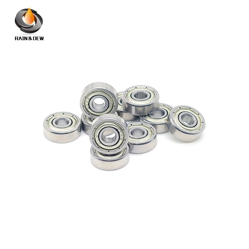 10PCS 604ZZ 4x12x4 mm ABEC-7 Miniature Ball Bearings Chrome Steel Bearings For 3D Printer Parts Pulleys