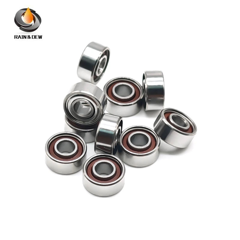 2/4/10PCS SR2-5ZZCB 3.175 x 7.938 x 3.571 mm ABEC-9 Hybrid Ceramic Bearing High Speed Dental Handpiece