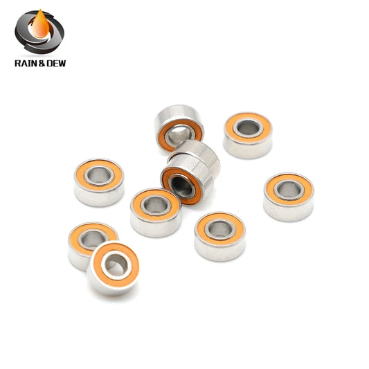 1PCS S683RS CB 3x7x3 mm Stainless Steel Hybrid Ceramic Ball Bearing ABEC-7 Without Grease Fast Turning Contains Multiple Models