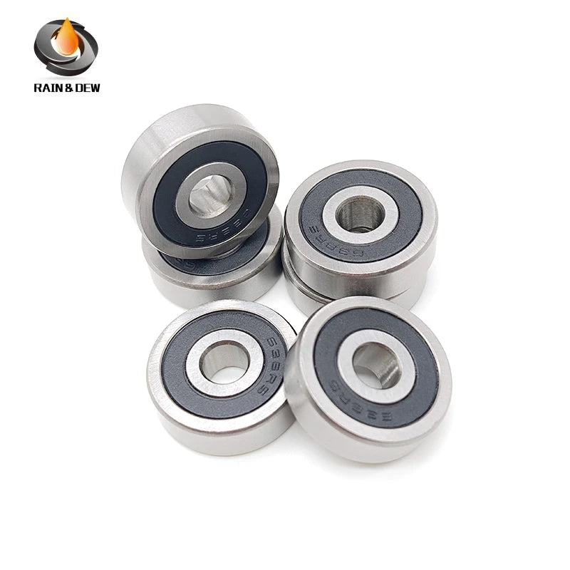 5PCS 638RS 8X28X9 mm Deep Groove Ball Bearing Miniature Rolling Bearings 638-2RS 638 RS