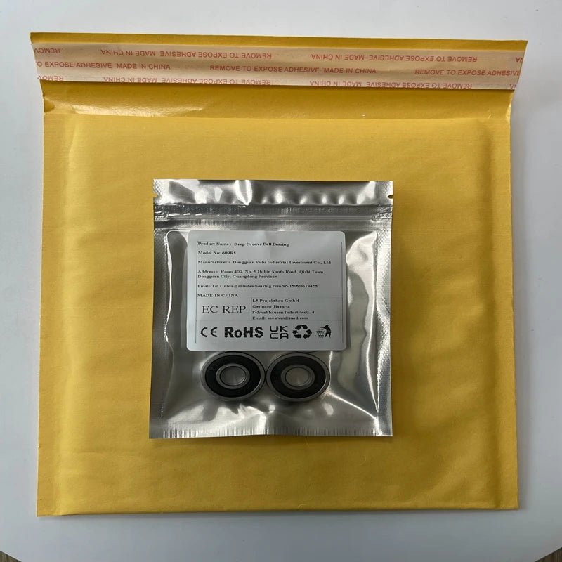 10PCS 604RS 4x12x4 mm Bearing ABEC-7 Miniature 604RS Ball Bearings 604RS