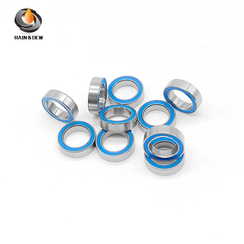 10PCS ABEC-7 6700-2RS High quality 6700RS 6700 2RS 10x15X4 mm Miniature Blue Rubber seal Deep Groove Ball Bearing
