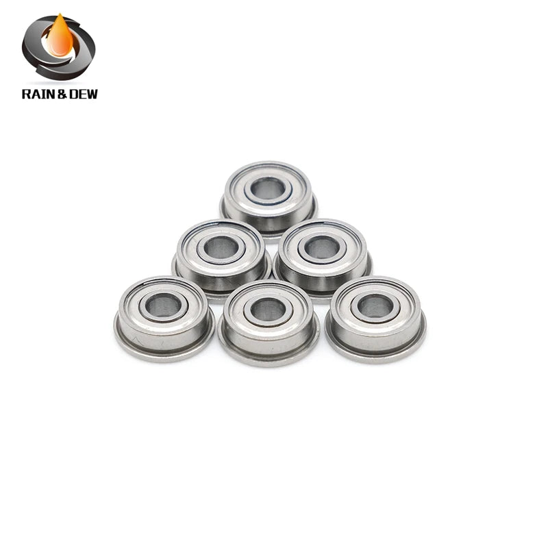 FR156ZZ Flange Bearing 4.762x7.938x3.175 mm ABEC-7 10PCS Inch Flanged FR156 Z ZZ DDRIF-5632ZZ Ball Bearings