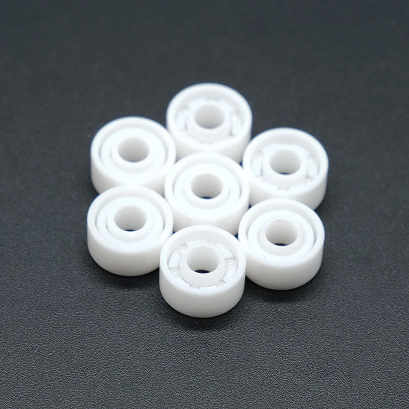 1/2Pcs Full Ceramic Bearing 4*7*2.5mm Ceramic ZrO2 Bearing MR74CE For Fishing Reel