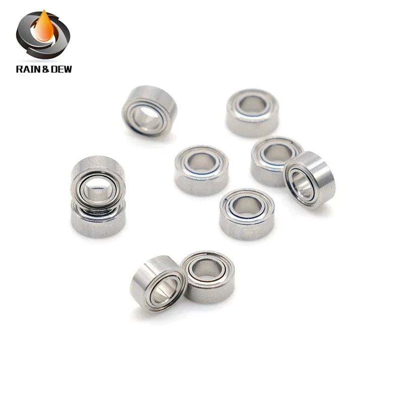 10Pcs Stainless Steel Bearing SMR105ZZ ABEC-7 5x10x4 mm  Ball Bearing  Miniature MR105 Ball Bearings