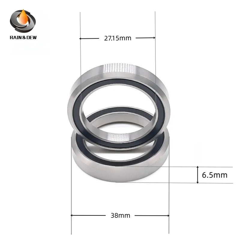 1PCS Bike Headset Bearing 40/37/30.15/34.1 mm Steel Bearings | Waterproof & Durable for MTB/Road Bicycle Steering Repair