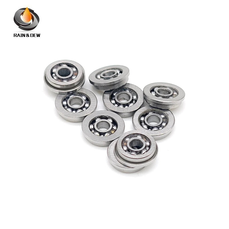 10PCS MF95OPEN 5X9X2.5 mm Flange Bearing Deep Groove Ball Bearing High Quality MF95OPEN
