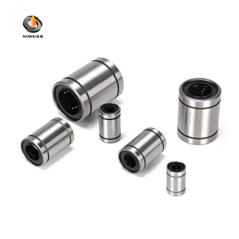 1/2P Linear Bearing LM5UU LM8UU LM10UU LM12UU LM20UU 6mm 8mm 10mm 12mm 16mm 20mm For 3D Printer CNC DIY Slide Guide Precision