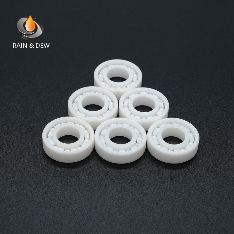 1/2Pcs 6902 CE  15*28*7mm Full Ceramic Bearing  ABEC-9 Zirconia Ceramic Deep Groove Ball Bearings for Fishing Reel
