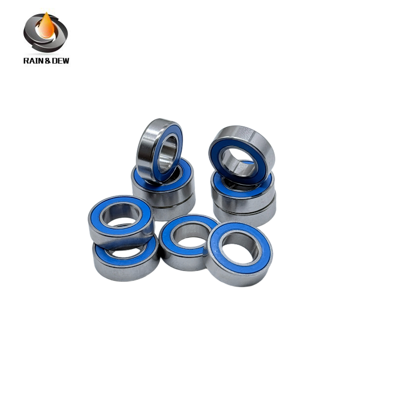 10PCS High-Precision ABEC-7  S689RS-Blue  9x17x5mm Stainless Steel Body & Blue Rubber Seals for Fishing Equipment