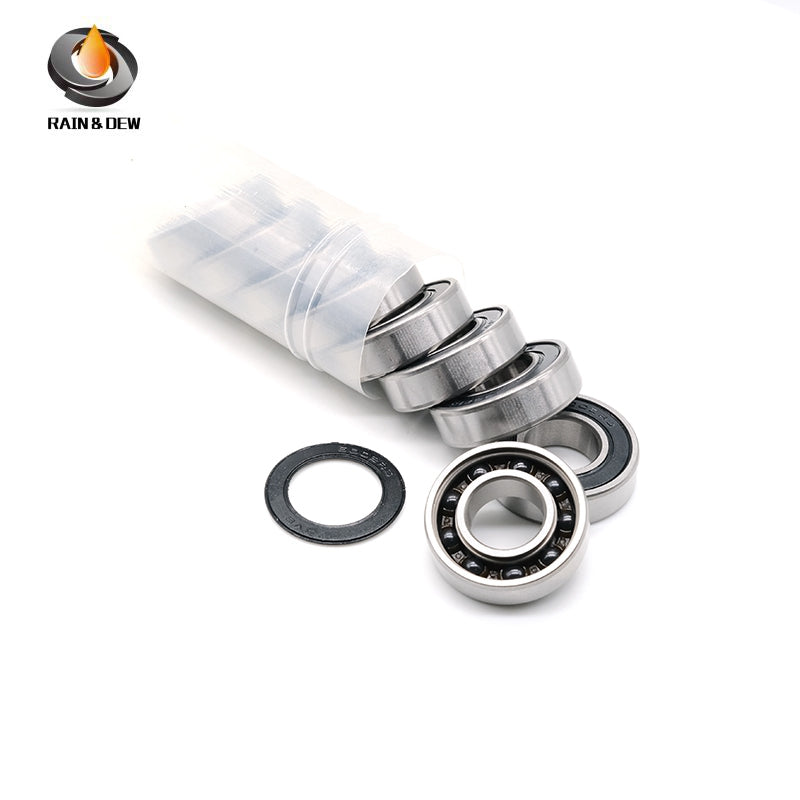 1PCS 6006RS CB 30X55X13mm Hybrid Ceramic Si3N4 Ball Bearing Bicycle Bottom Brackets & Spares Rear wheel 6006 2RS Bearings