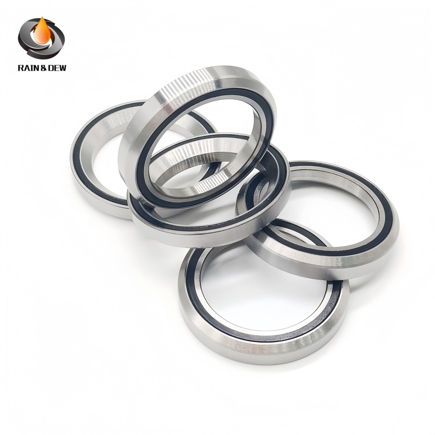 6PCS MH-P22  34.1X46.9X7 mm Bicycle Headset Bearing 45/45 Degree Chrome Steel Tapered Upper Lower Tapered Parts Repair
