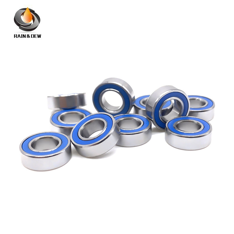 MR126RS-Blue Bearing ABEC-7 (10PCS) 6X12X4 mm Miniature MR115-2RS Ball Bearings Blue Rubber Sealed