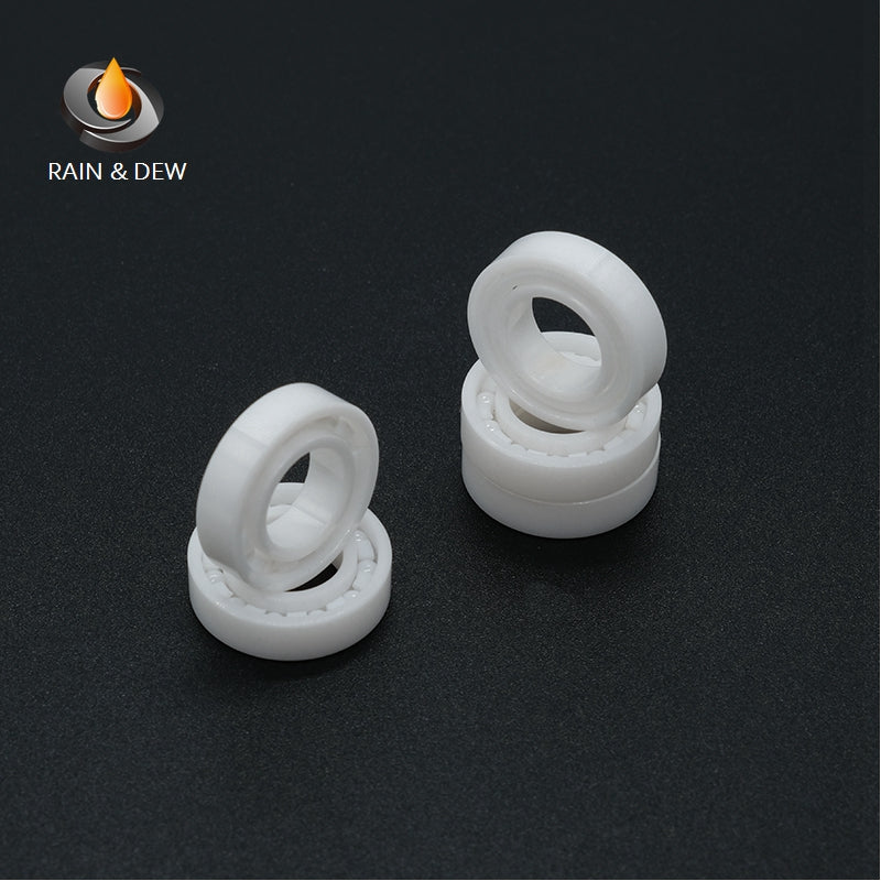 1/2Pcs 6800 CE  10*19*5mm Full Ceramic Bearing  ABEC-9 Zirconia Ceramic Deep Groove Ball Bearings for Fishing Reel