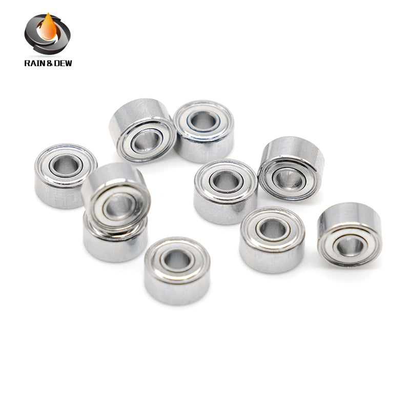 10PCS S693ZZCB 3x8x4mm ABEC-7 Ceramic Bearing Stainless Steel Hybrid Ceramic Bearing Without Grease Fast Turning