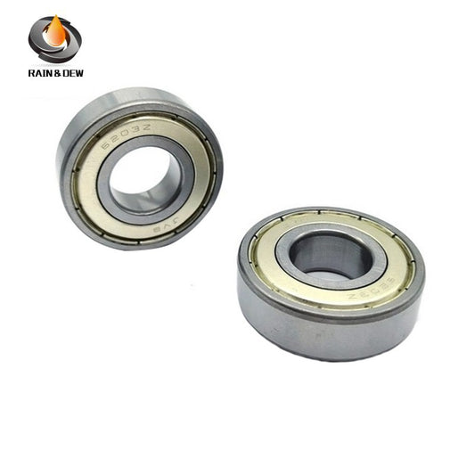 2PCS 6203ZZ ABEC-7 ball bearings (17x40x12mm). These deep groove, ZZ-shielded bearings are reliable components for various mechanical and industrial uses.
