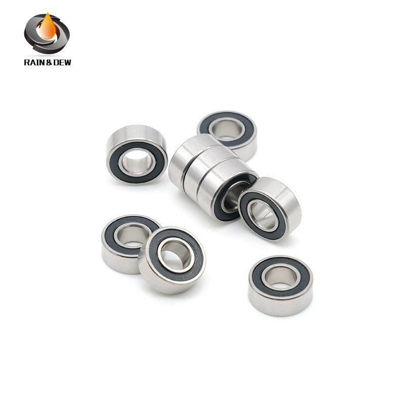 10PCS S685RS  5x11x5mm Durable & Fully Sealed Bearing for Fishing Gear ABEC-7 Stainless Steel with Black Rubber Shield