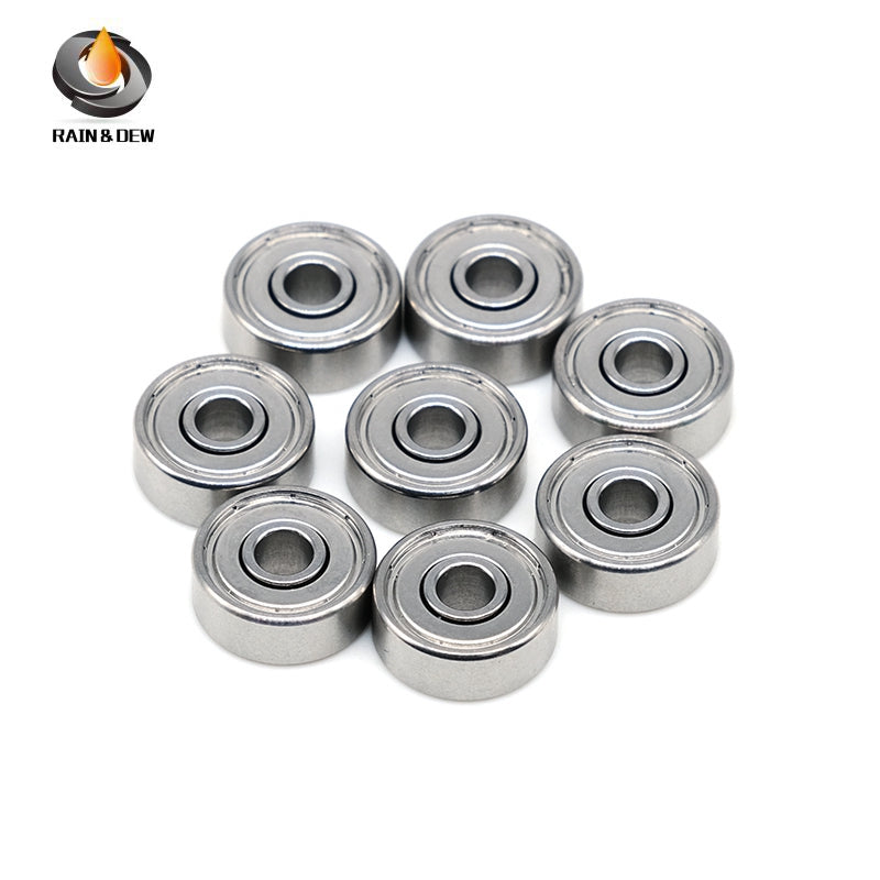 10PCS S624ZZ  4X13X5mm Bearing  ABEC-9 440C Stainless Steel Ball Bearing Small Bearing