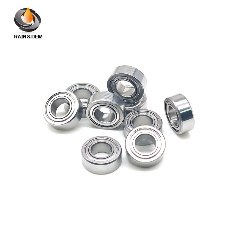 10Pcs R188ZZ ABEC-9 Bearings, 6.35x12.7x4.762 mm High-Speed Nail Drill Handpiece Bearings - No Heat, Longer Life, More Stable & Smooth