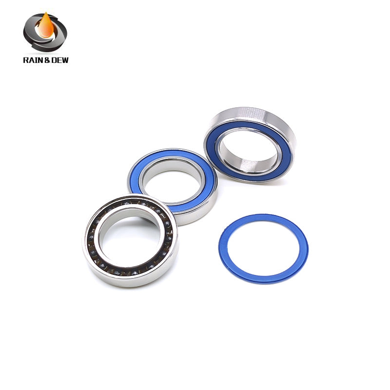 10PCS S6802RS CB 15x24x5mm Hybrid Ceramic Si3N4 Ball Bearing Bicycle Bottom Brackets & Spares Rear wheel 6802 2RS Bearings