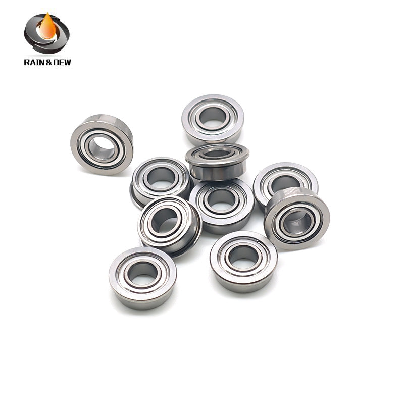 10PCS MF115ZZ Flanged Ball Bearings 5X11X4 mm Steel Shielded  for 3D Printer & Stepper Motor