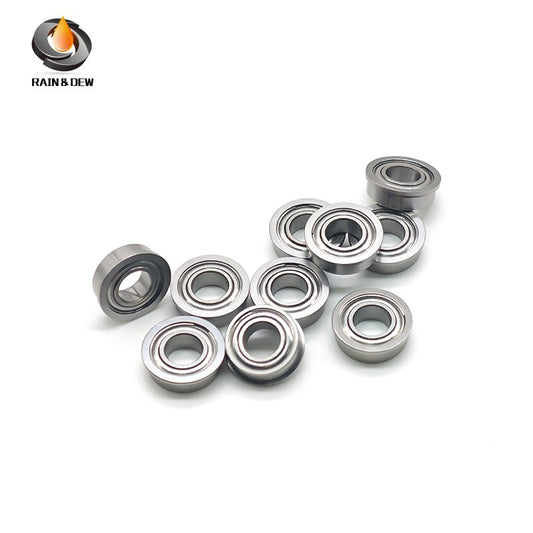 10PCS MF126ZZ Miniature Flange Bearings 6X12X4 mm Double Metal Shielded for Secure & Easy Mounting