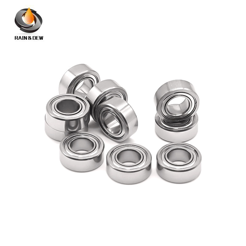 10Pcs R188ZZ ABEC-9 Bearings, 6.35x12.7x4.762 mm High-Speed Nail Drill Handpiece Bearings - No Heat, Longer Life, More Stable & Smooth