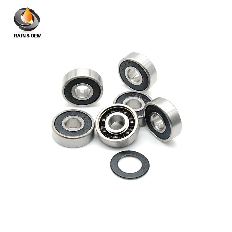 10PCS S608RS CB 8x22x7 mm Hybrid Ceramic Si3N4 Ball Bearing Bicycle Bottom Brackets & Spares Rear wheel 608 RS 2RS Bearings